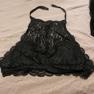 Black high neck bralette from Gilly Hicks, xs